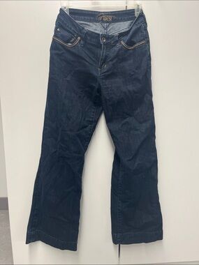 Women's Dark Blue Wide-Leg Jeans